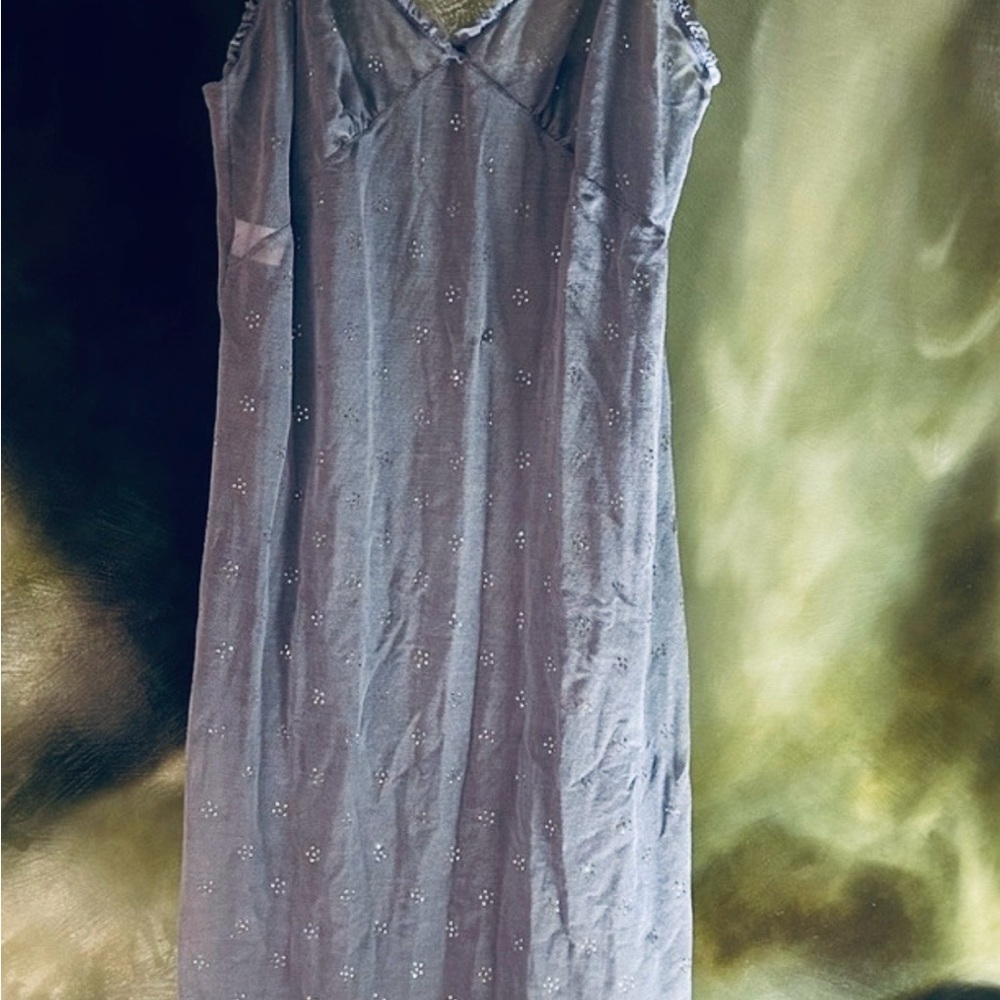 Miu Miu Vintage. Y2K. Made in Italy Crystal mesh dress. Chic Lingerie.